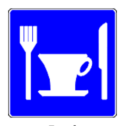Food information sign from the Part 7 handbook PDF